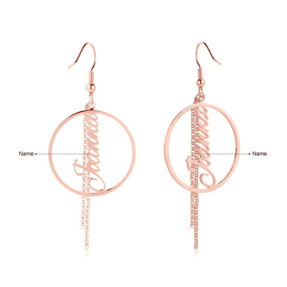 Custom Name Earring