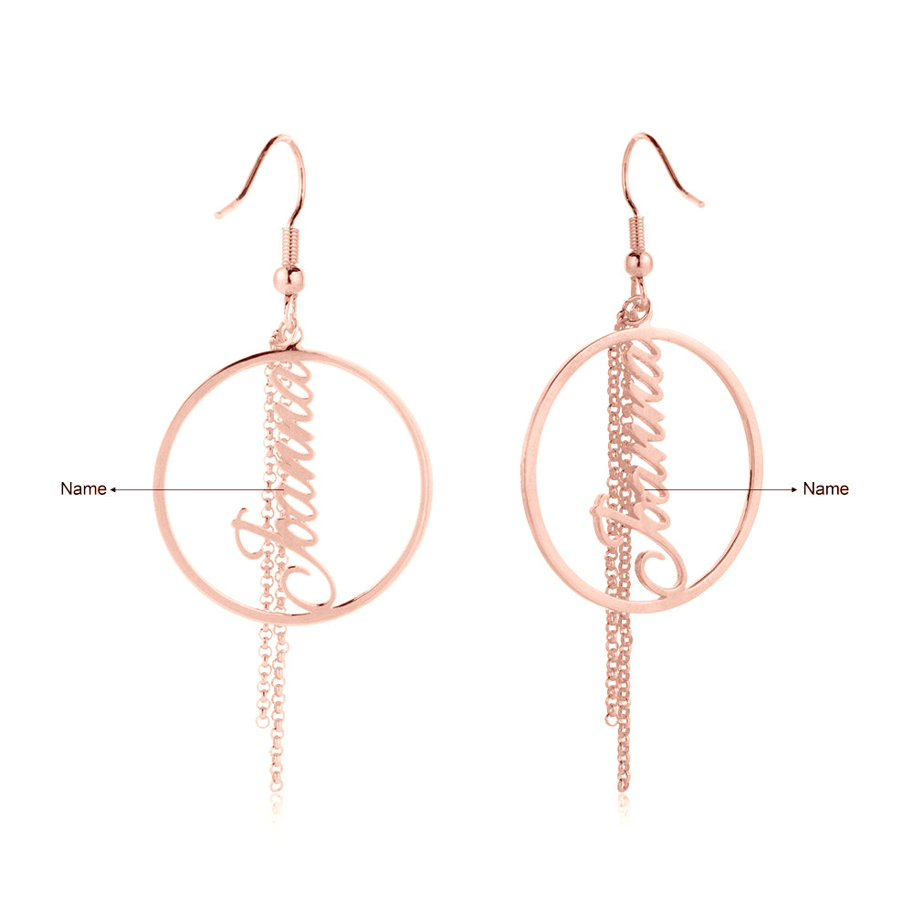 Custom Name Earring