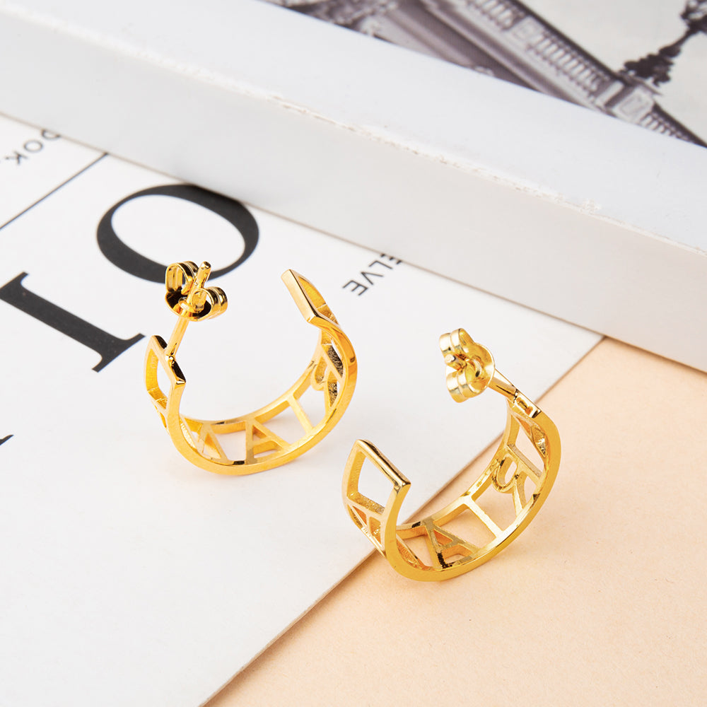 Personalized Name Earrings
