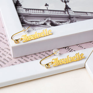 Custom Name Earrings