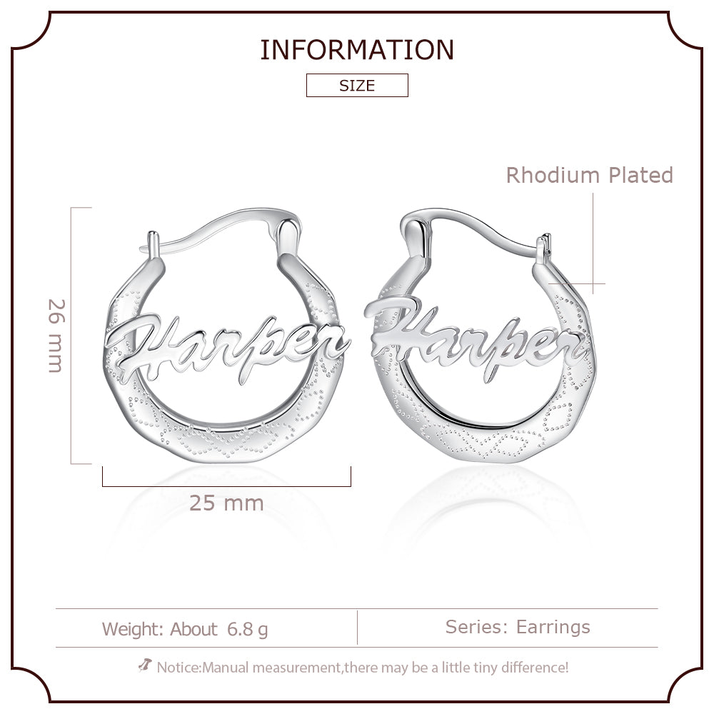 Custom Name Earrings