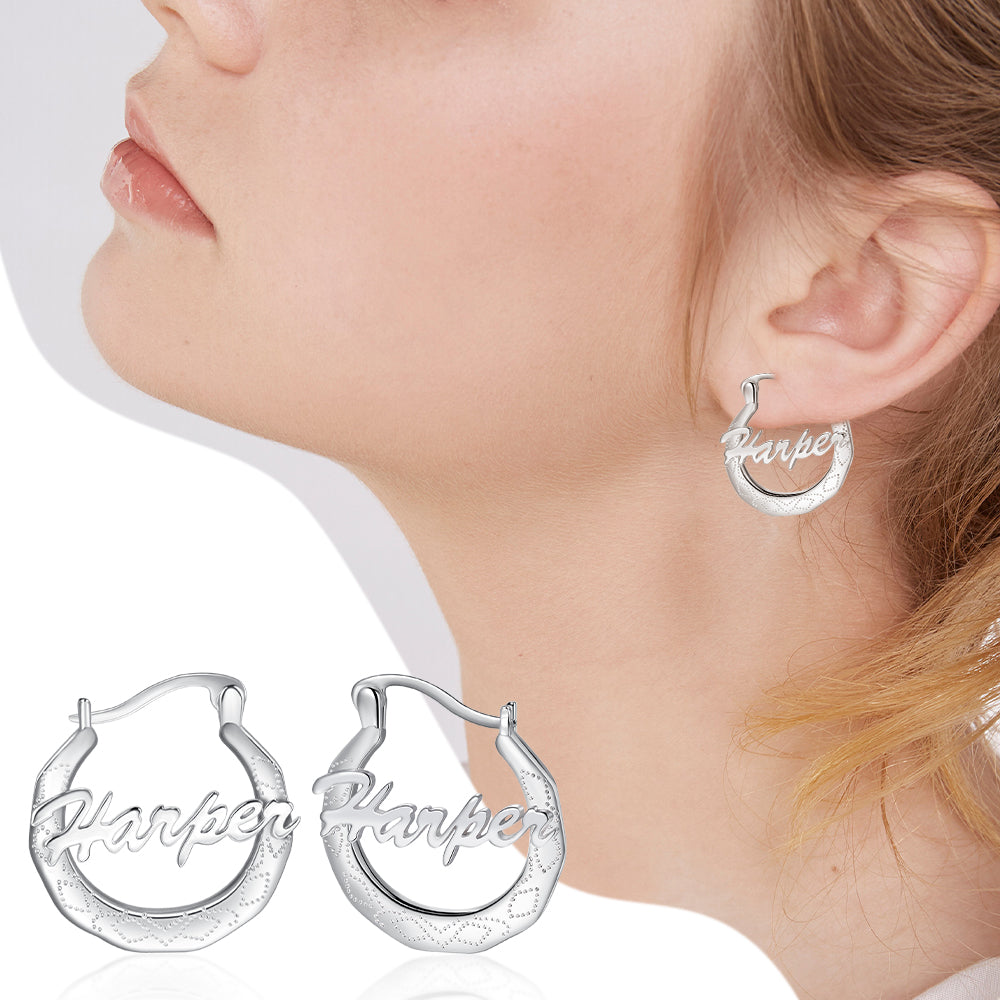 Custom Name Earrings