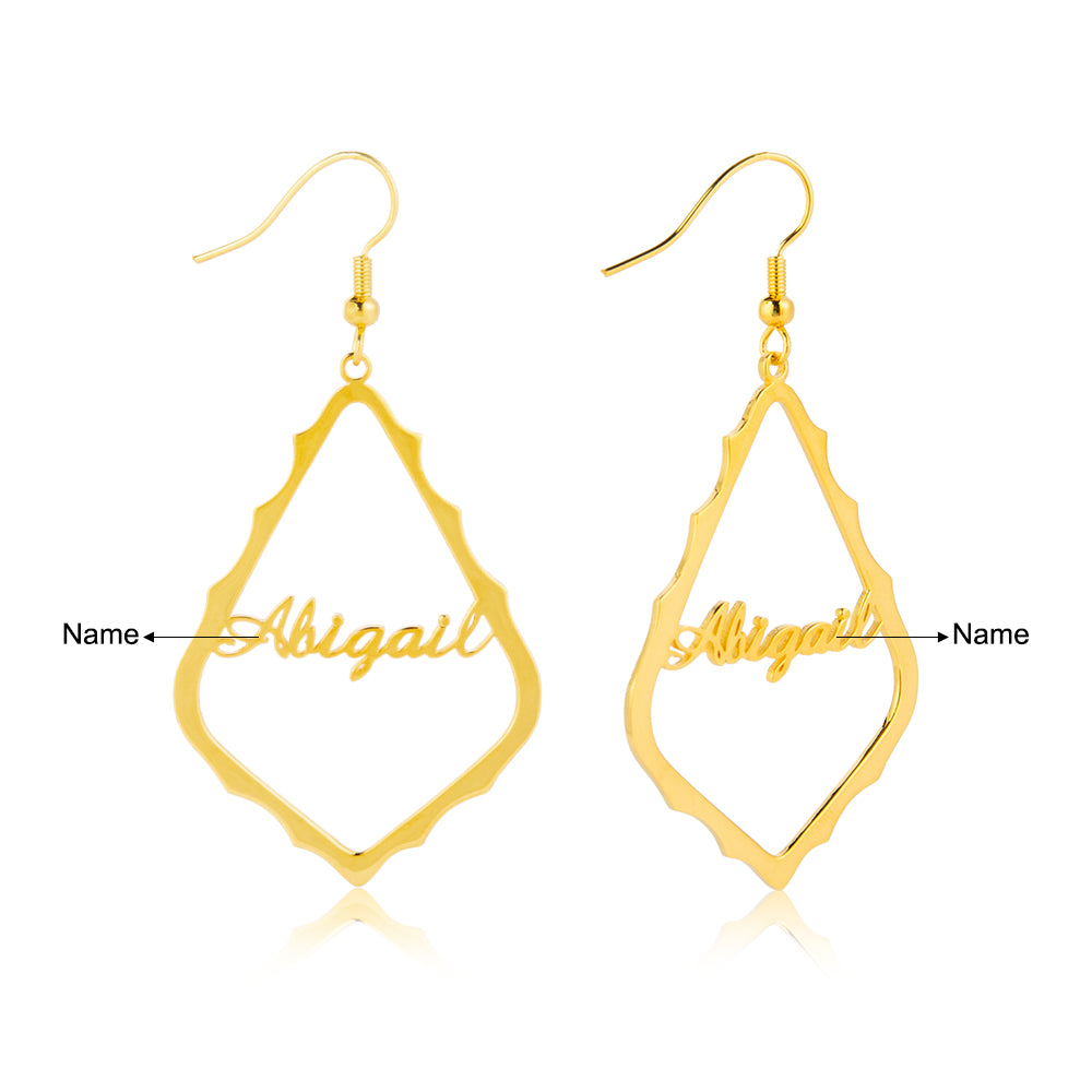 Custom Name Earrings