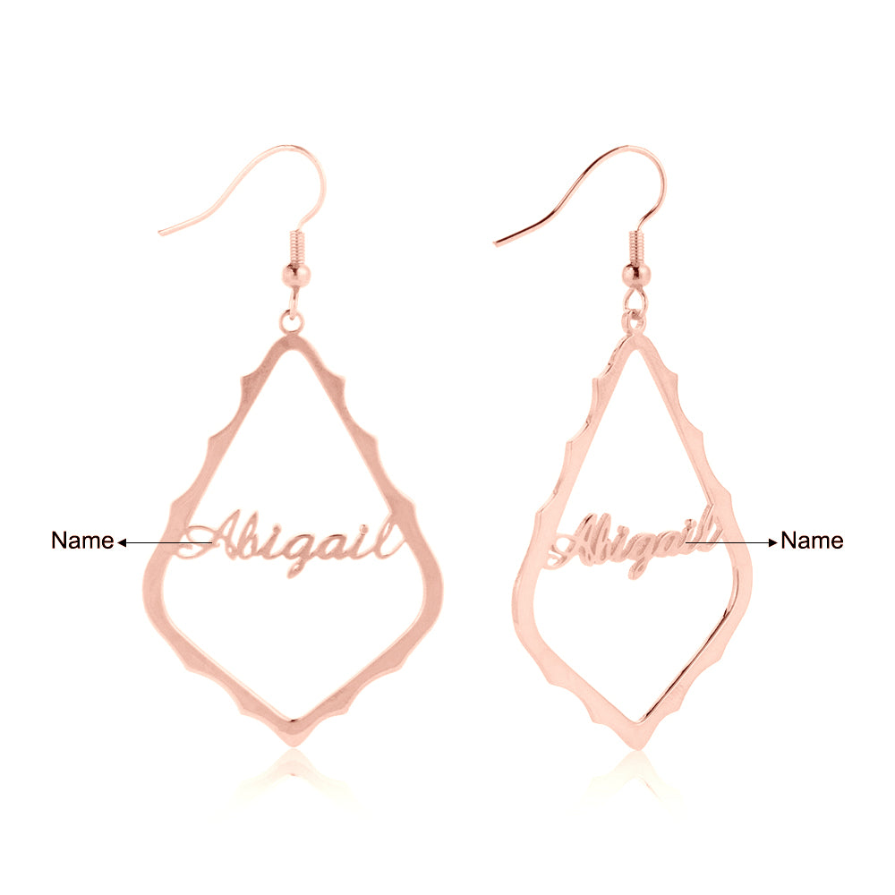 Custom Name Earrings