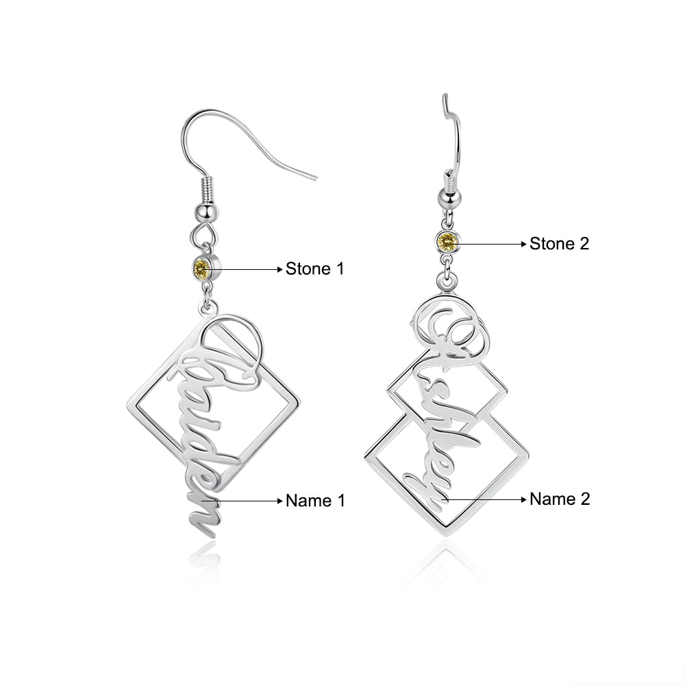 Custom Name Earrings