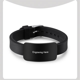 Custom Black Titanium Steel Bracelet