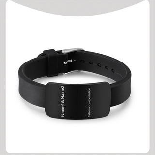 Custom Black Titanium Steel Bracelet