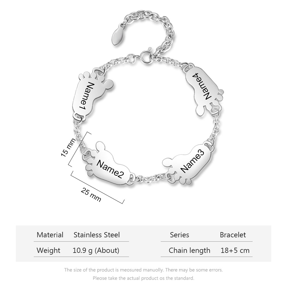 Engraving Stainless Steel Bracelet