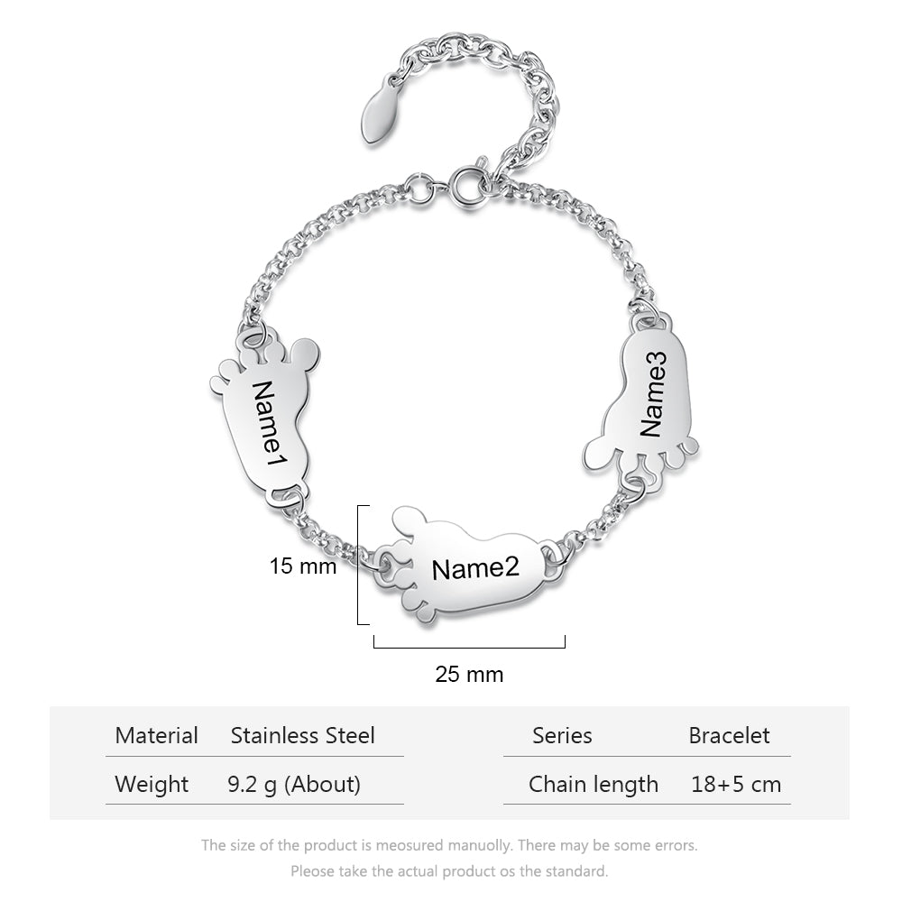 Engraving Stainless Steel Bracelet