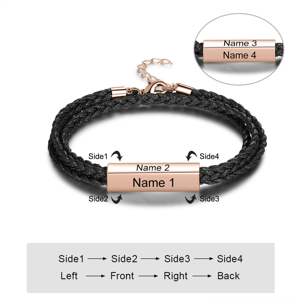 Engraving Stainless Steel Bracelet