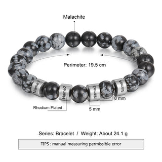 Best Product Engraved Rhodium Plated Bracelet