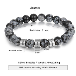 Best Product Engraved Rhodium Plated Bracelet