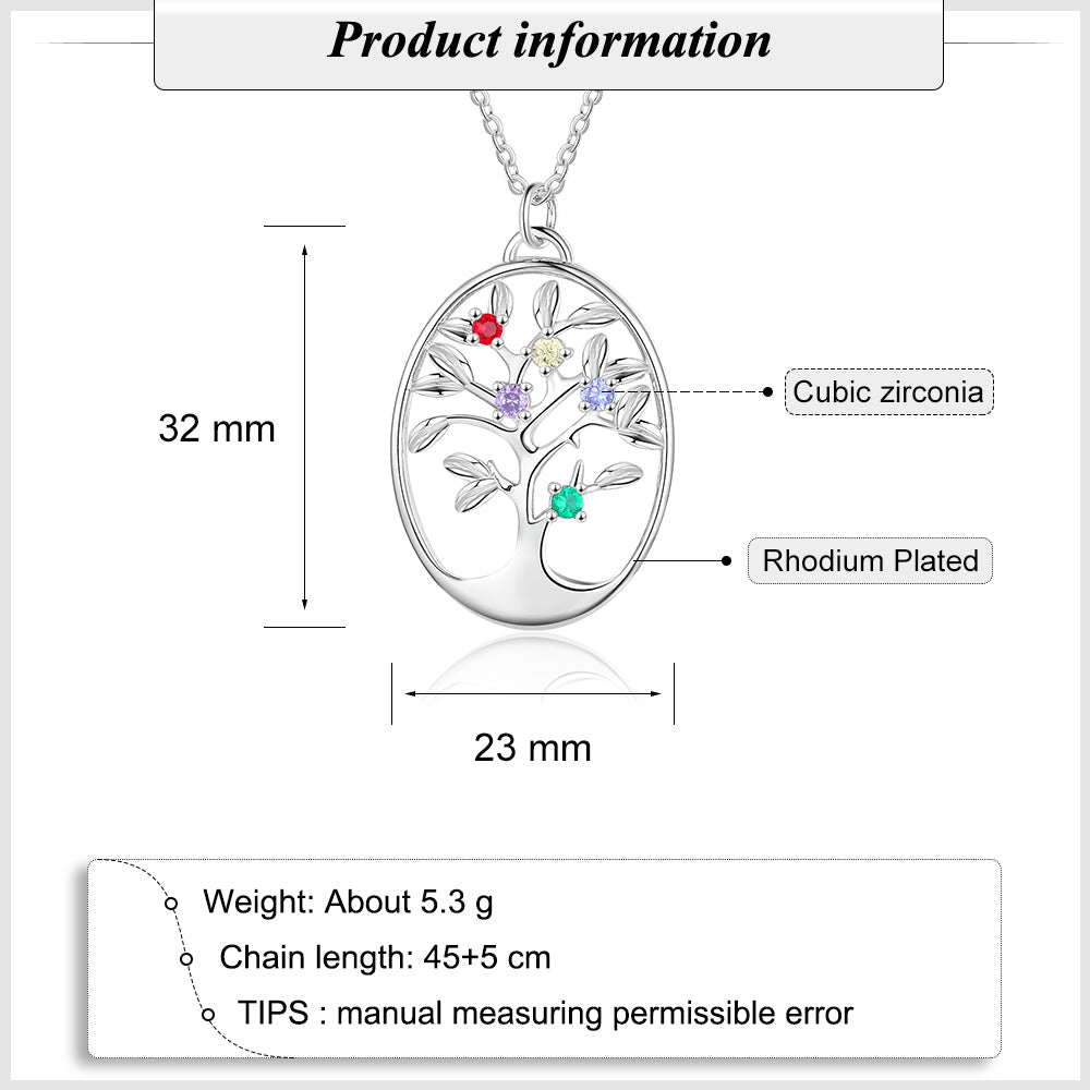 Custom Family Tree Necklace