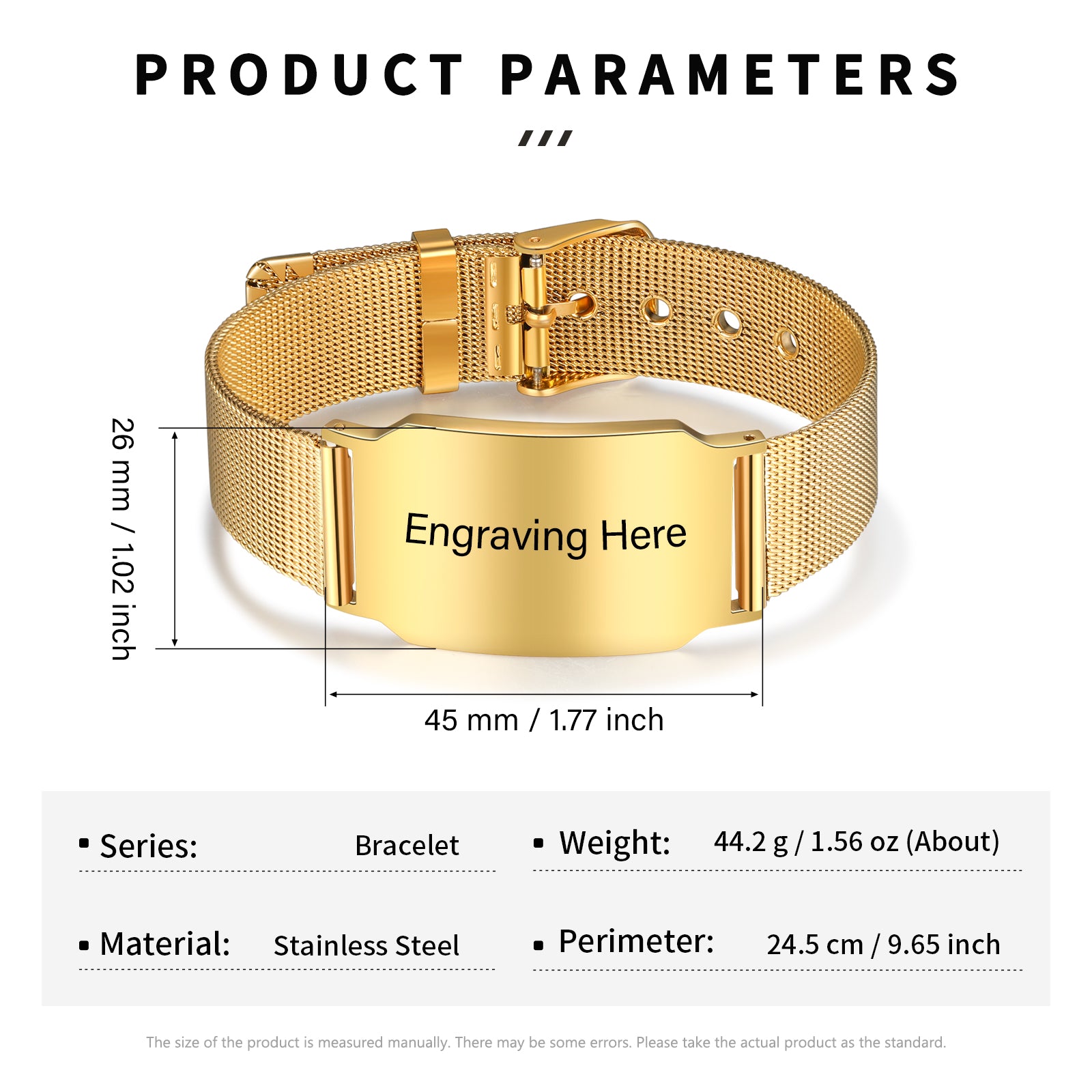 Custom Stainless Steel Bracelet