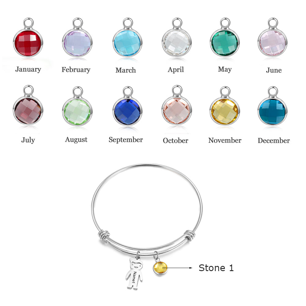 Custom Baby Bnagle Bracelet