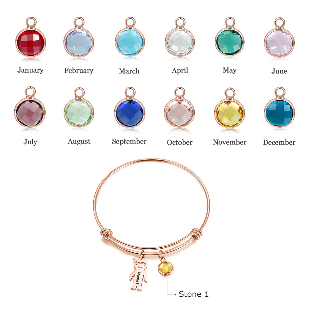 Custom Baby Bnagle Bracelet