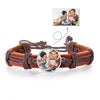 Personalized Braid Rope Photo Bracelet