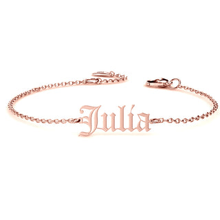 Personalized 925 Sterling Silver Bracelet