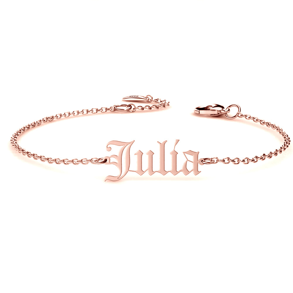 Personalized 925 Sterling Silver Bracelet