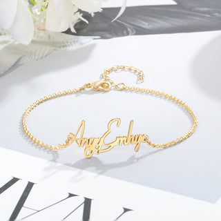 Custom Name Anklet