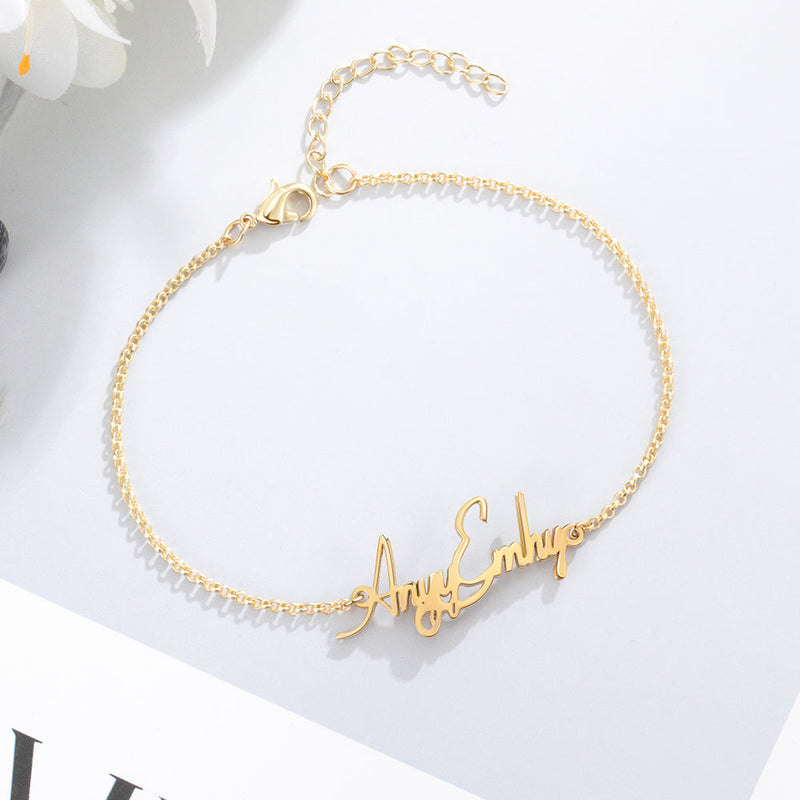 Custom Name Anklet