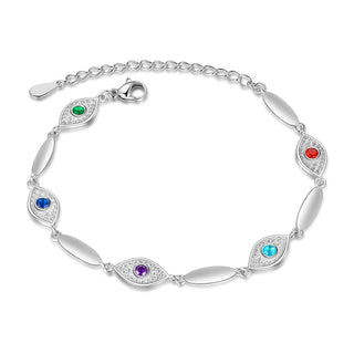 Personalized Evil Eye Bracelet