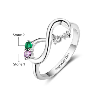 Custom 925 Sterling Silver LOVE Ring