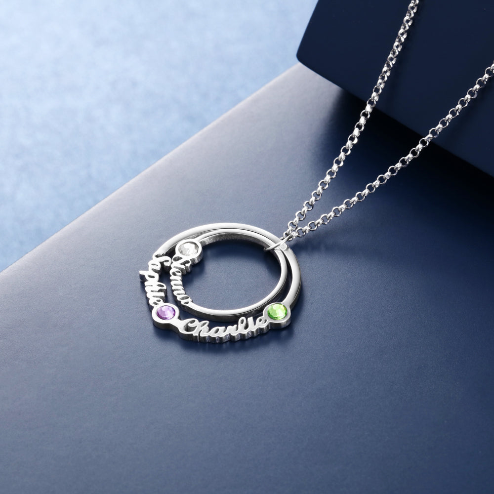 Personalized Birthstone Necklace