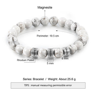 Personalized Natural Stone Bracelets