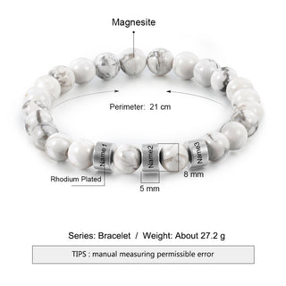 Personalized Natural Stone Bracelets