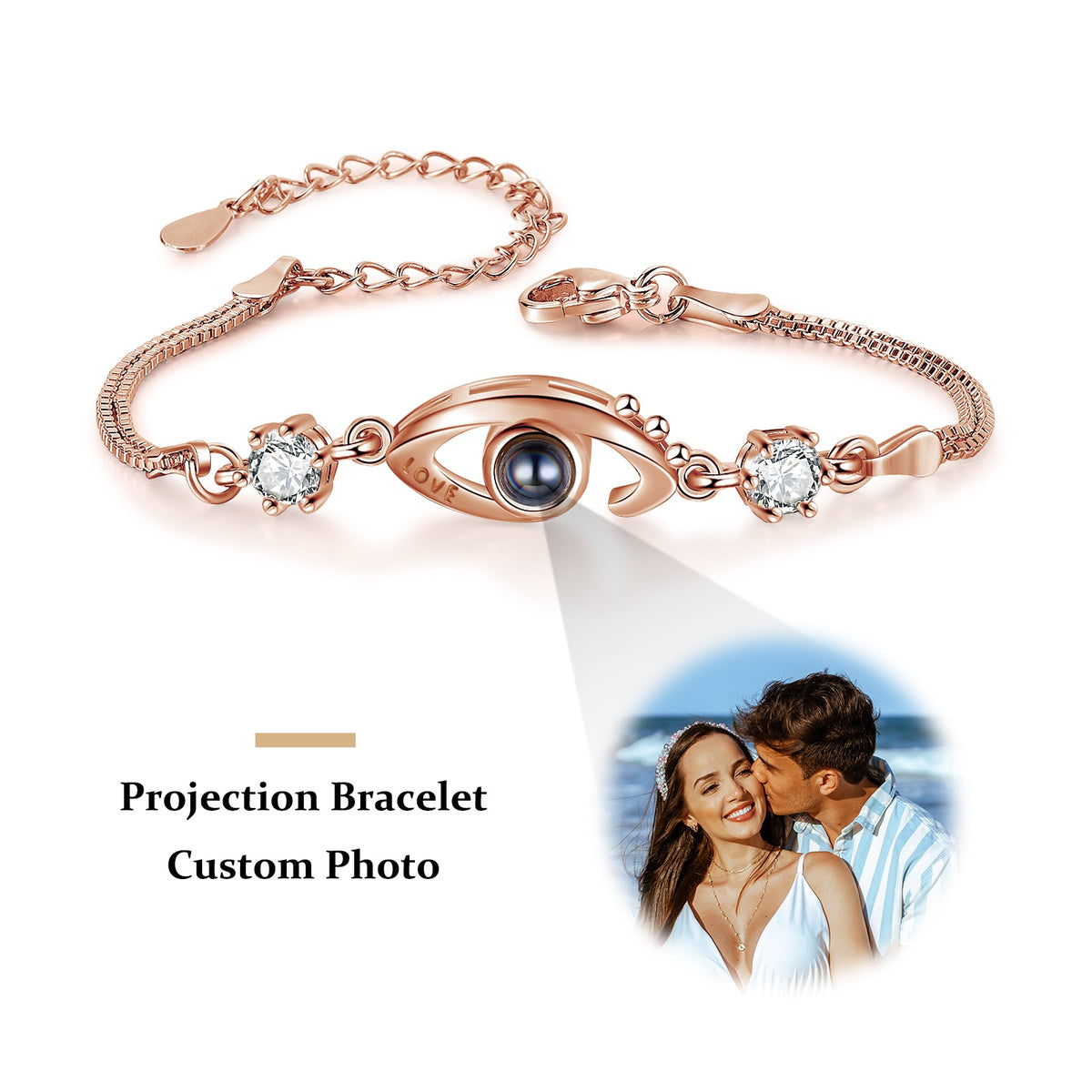 Custom Photo Projection Bracelet