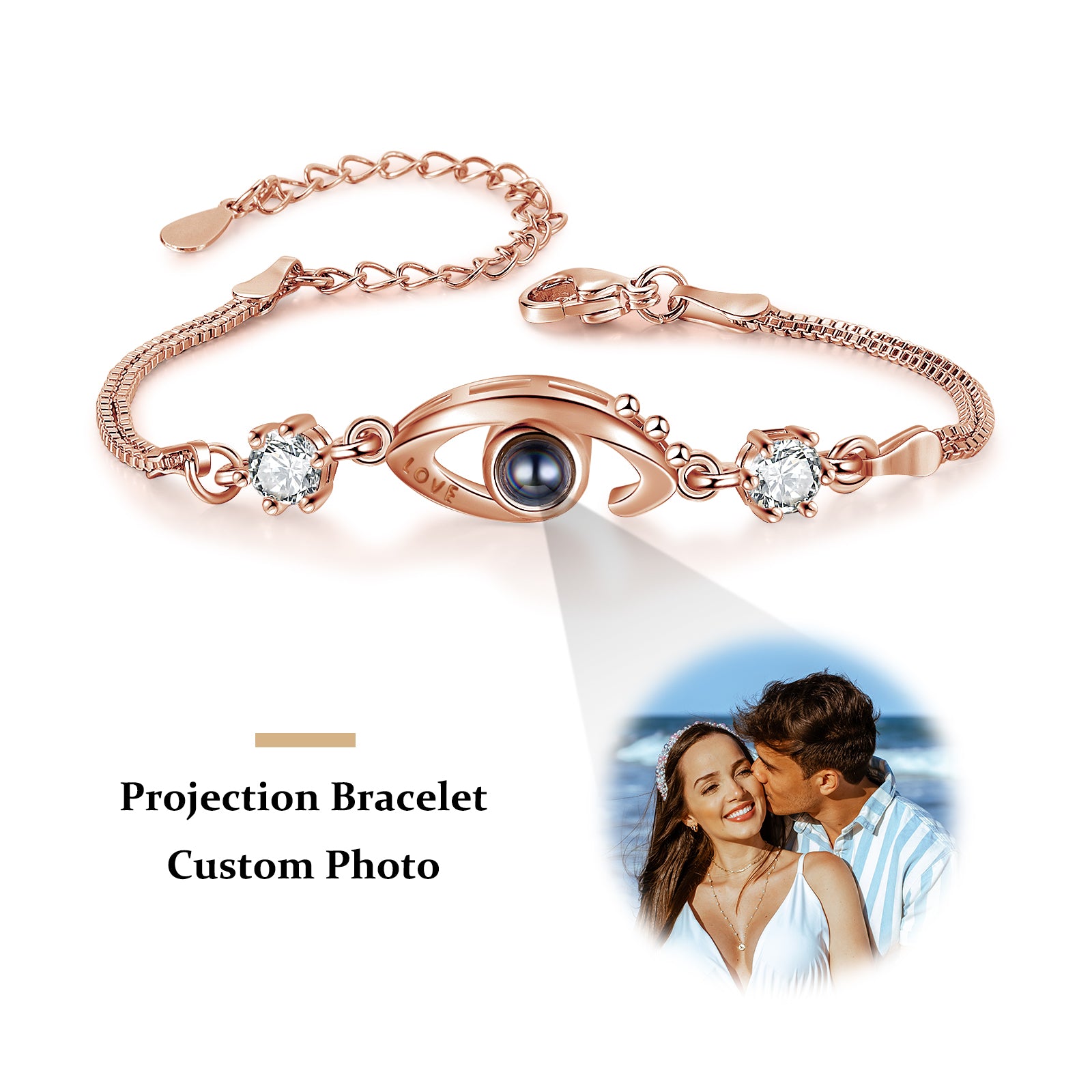 Custom Photo Projection Bracelet
