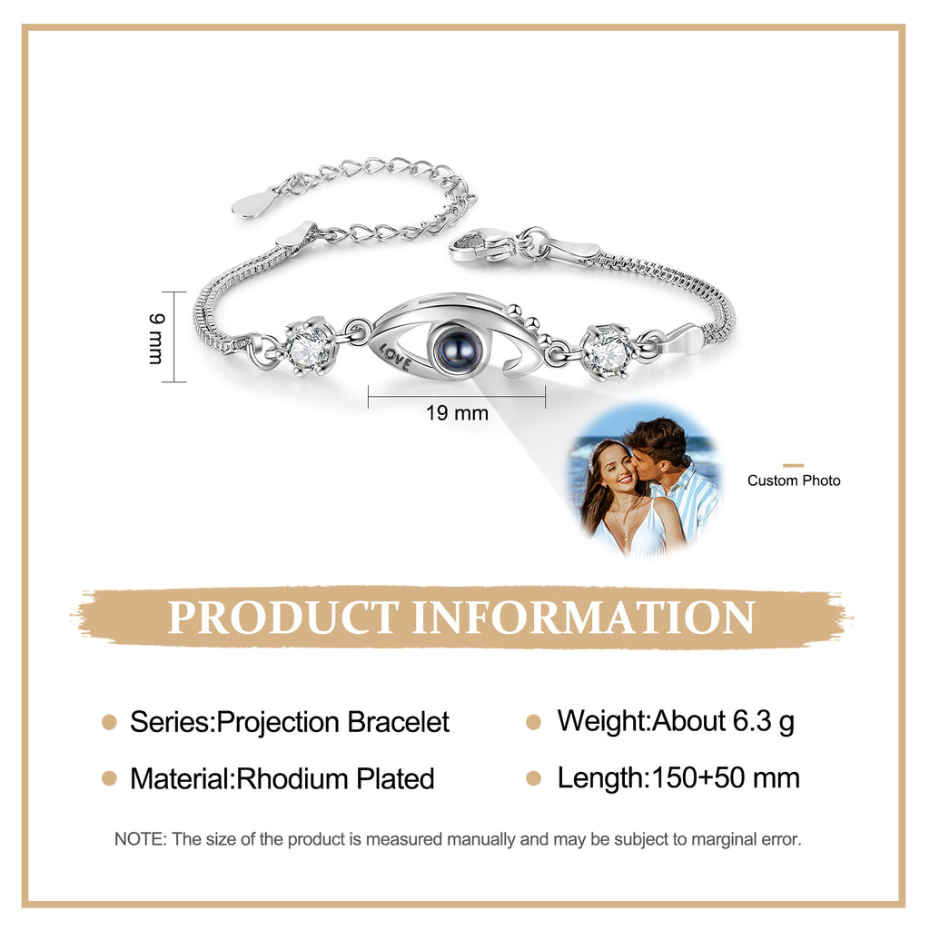 Custom Photo Projection Bracelet