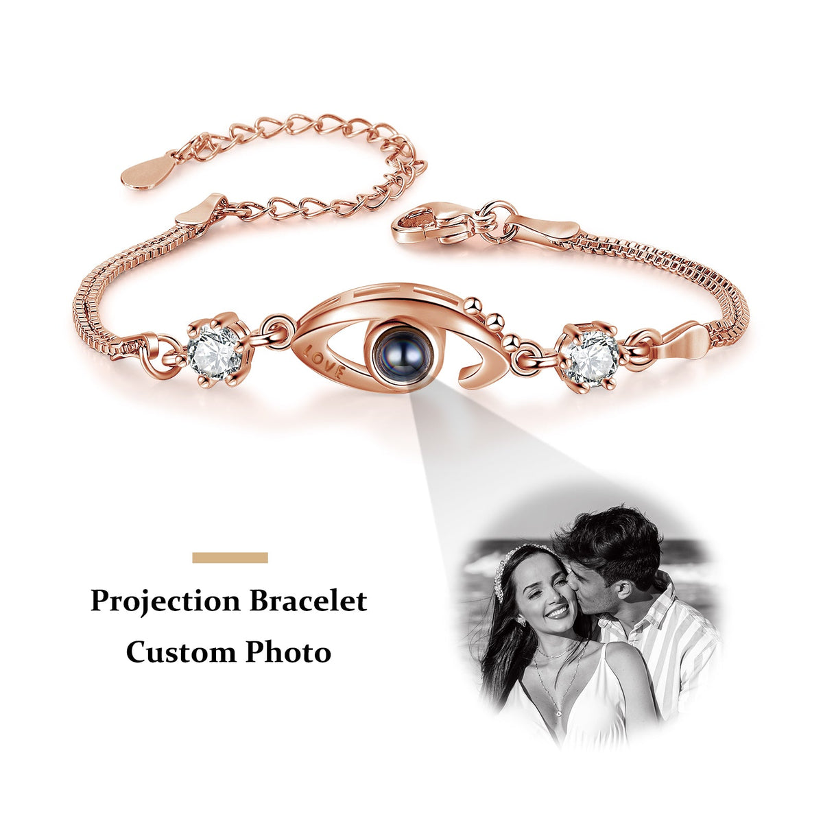 Custom Photo Projection Bracelet