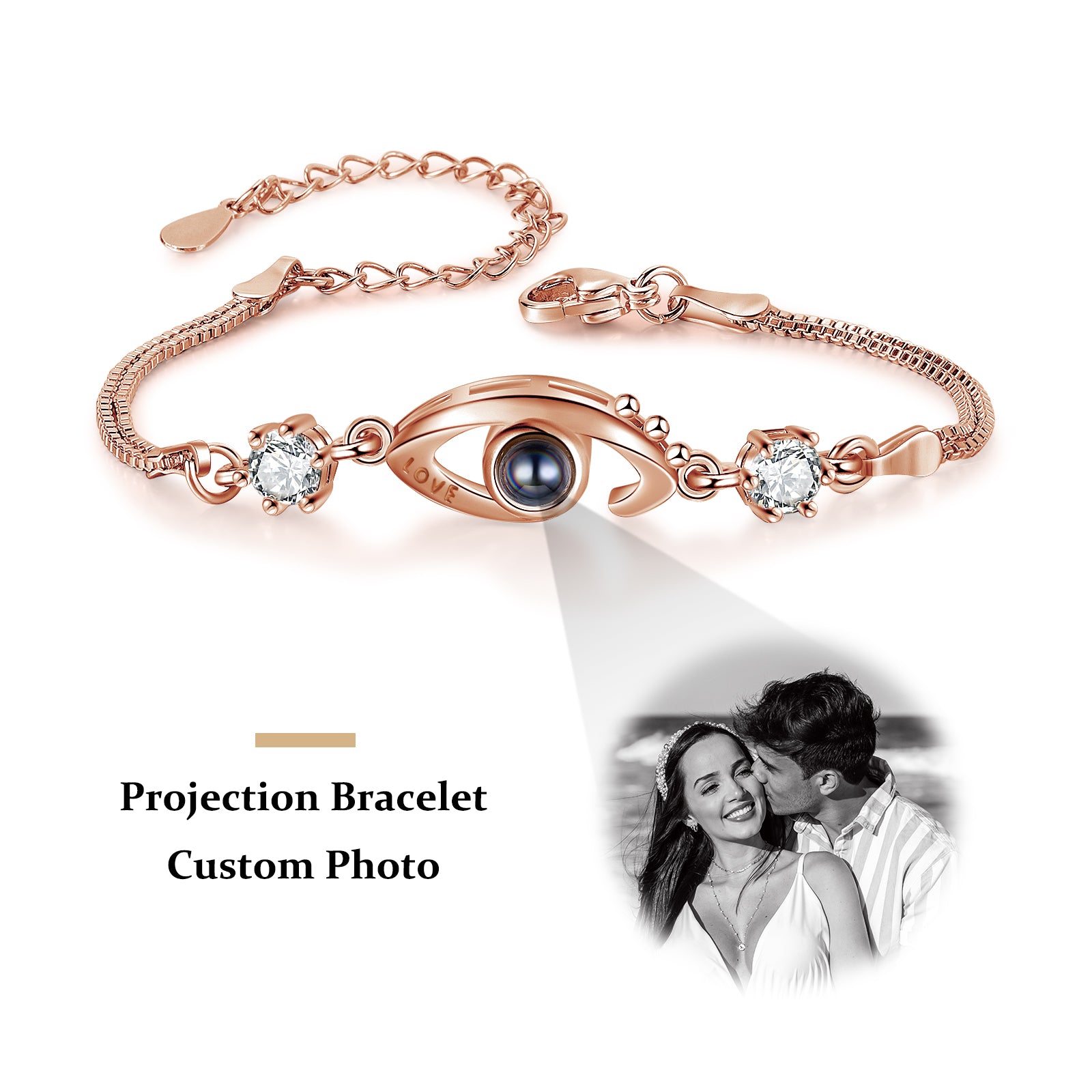 Custom Photo Projection Bracelet