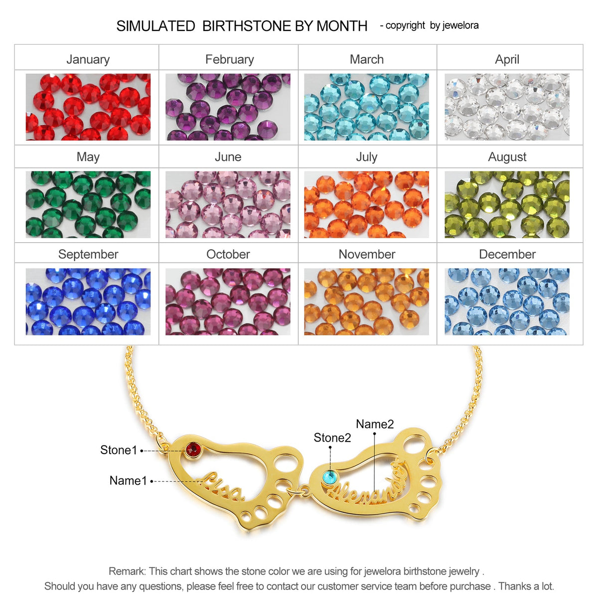 Rhodium Plated Baby Feet Bracelet