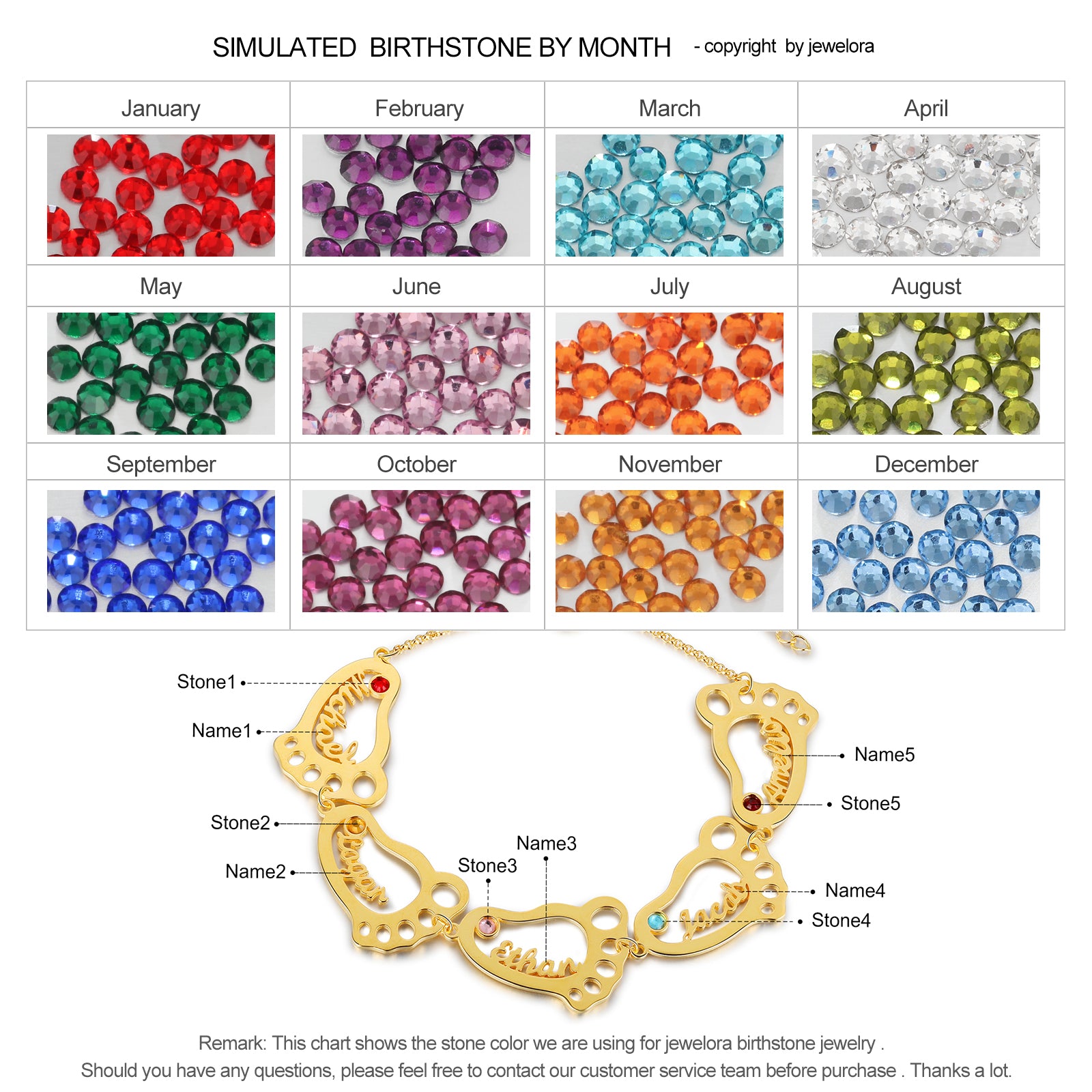 Rhodium Plated Baby Feet Bracelet