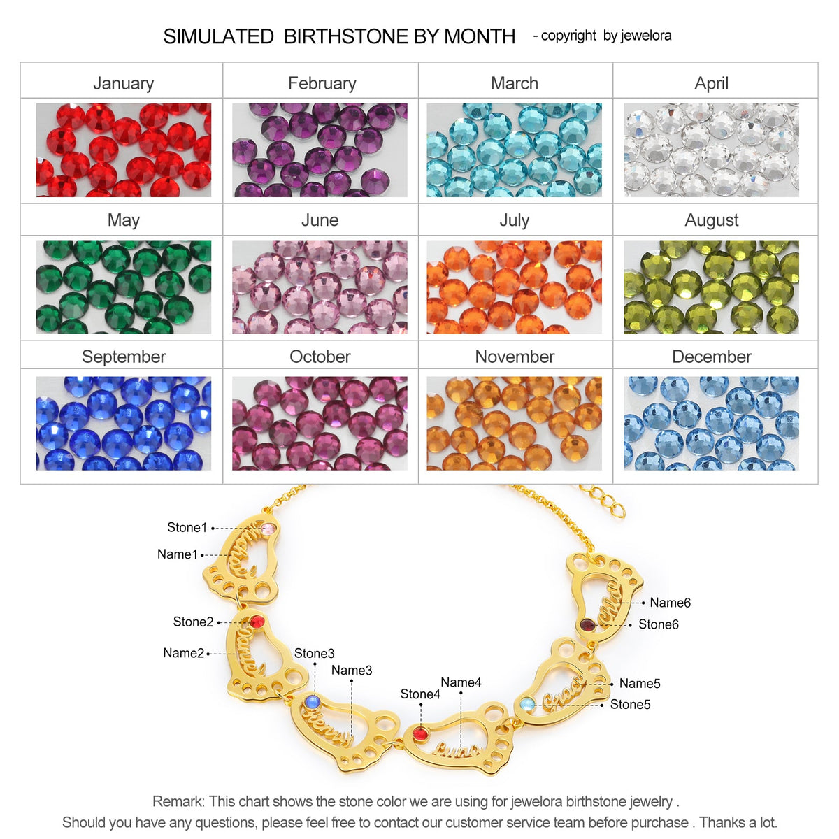 Rhodium Plated Baby Feet Bracelet