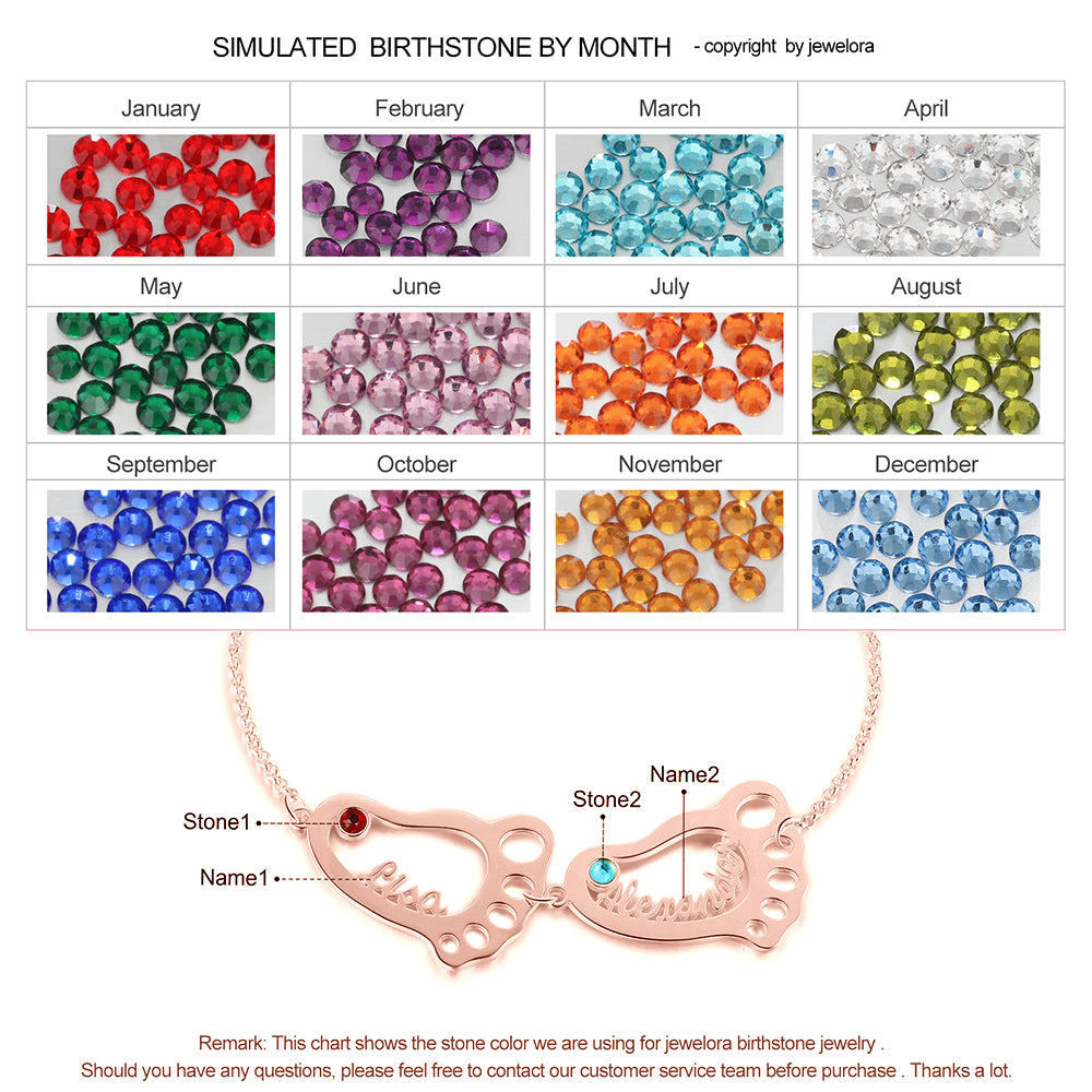Rhodium Plated Baby Feet Bracelet