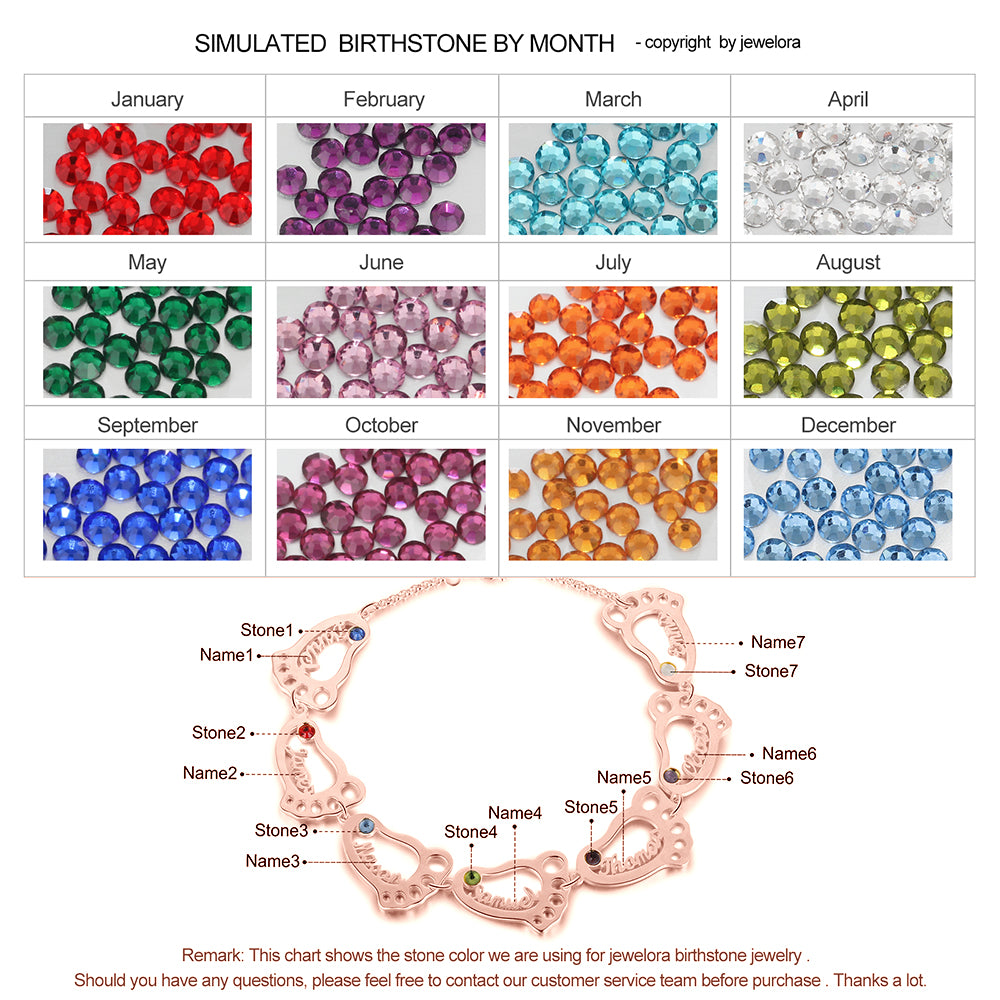 Rhodium Plated Baby Feet Bracelet