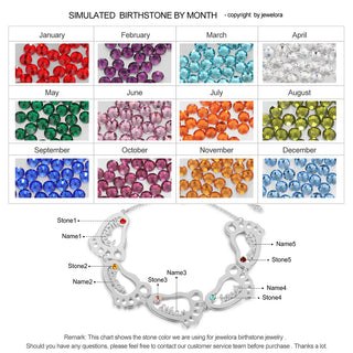 Rhodium Plated Baby Feet Bracelet