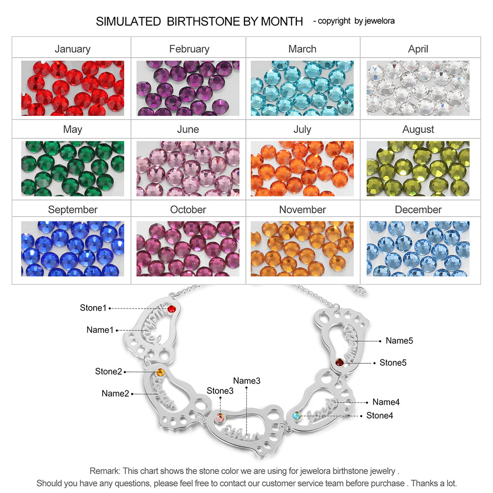 Rhodium Plated Baby Feet Bracelet