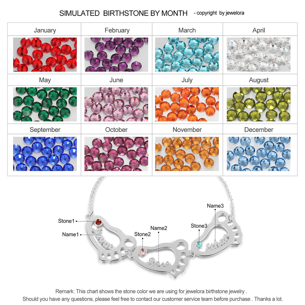 Rhodium Plated Baby Feet Bracelet