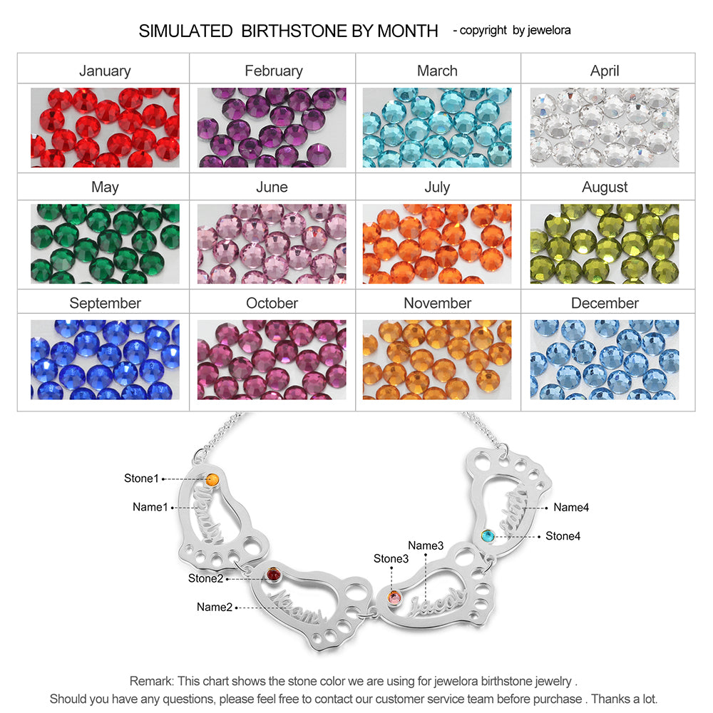 Rhodium Plated Baby Feet Bracelet