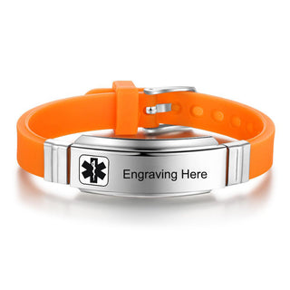 Silica Gel Personaliozed Name Bracelet