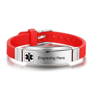 Silica Gel Personaliozed Name Bracelet