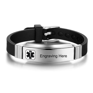 Silica Gel Personaliozed Name Bracelet