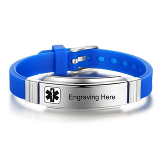 Silica Gel Personaliozed Name Bracelet