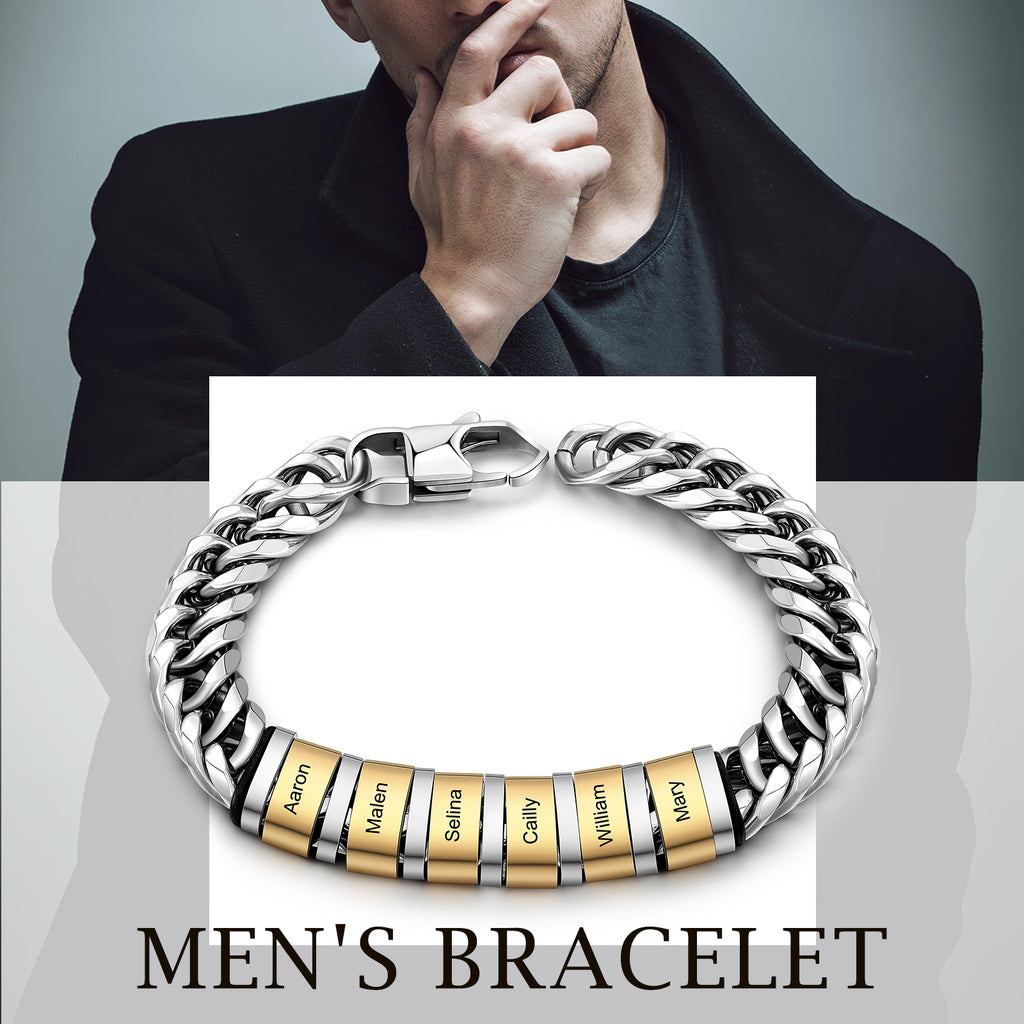 Personalized Stainless Steel Name Custom Bracelet