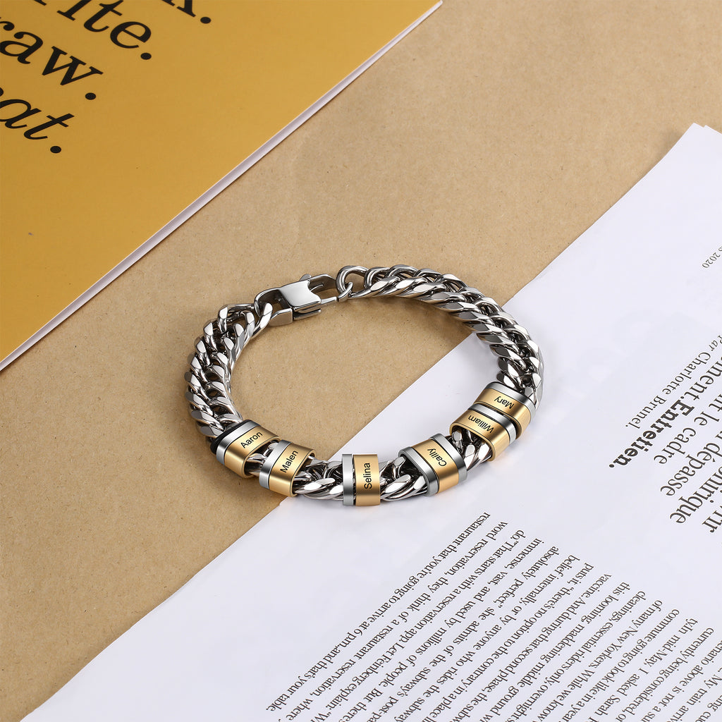 Personalized Stainless Steel Name Custom Bracelet